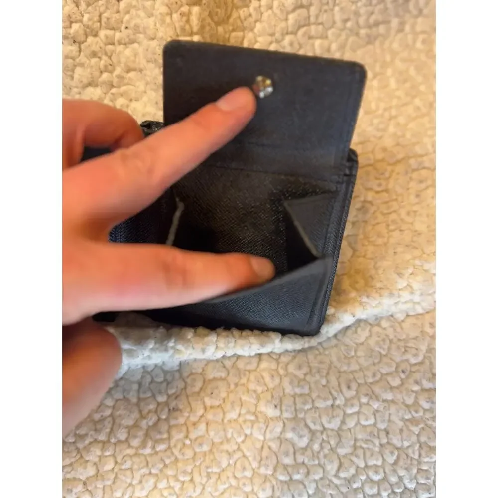 Louis Vuitton Damier Graphite Bifold Wallet Men's Gray Check Canvas Designer